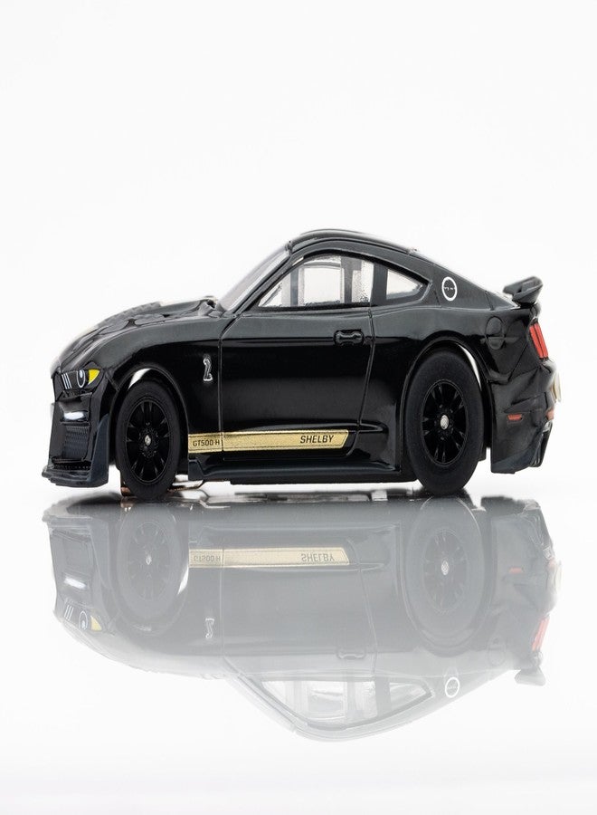 AFX 22082 Mega-G+ 2022 Ford Shelby Mustang GT500H Black/Gold HO Slot Car - Image 3